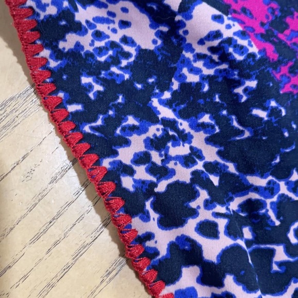 0290 Zingara Blue and Pink Cheeky Bikini - Picture 12 of 14